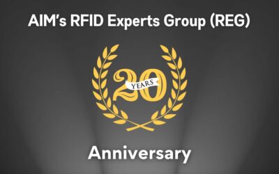 AIM Celebrates the 20th Anniversary of the  RFID Experts Group (REG)